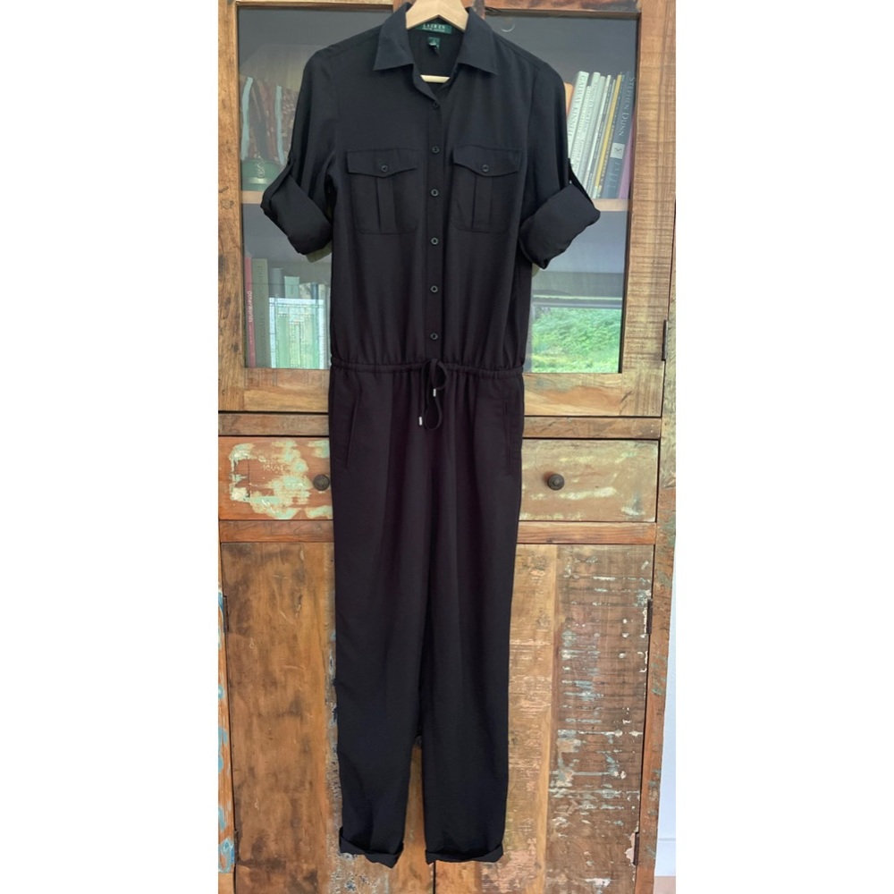 Black Ralph Lauren Military Jumpsuit